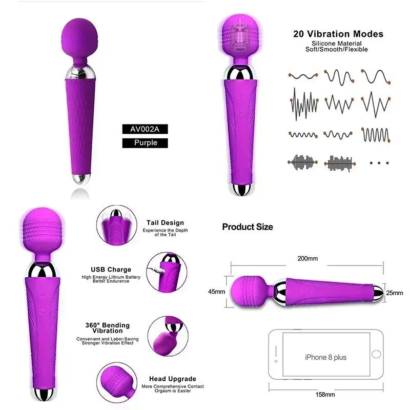 Electric Rechargeable Massager for Women