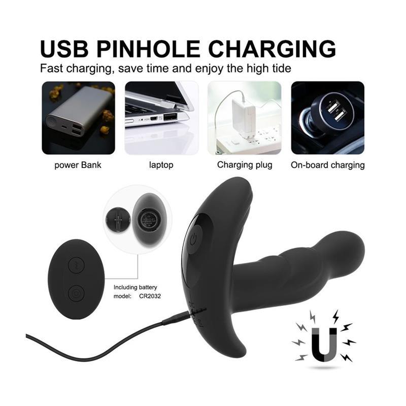 Powerful 360 Degrees G Spot Massager Remote Clitoris Stimula